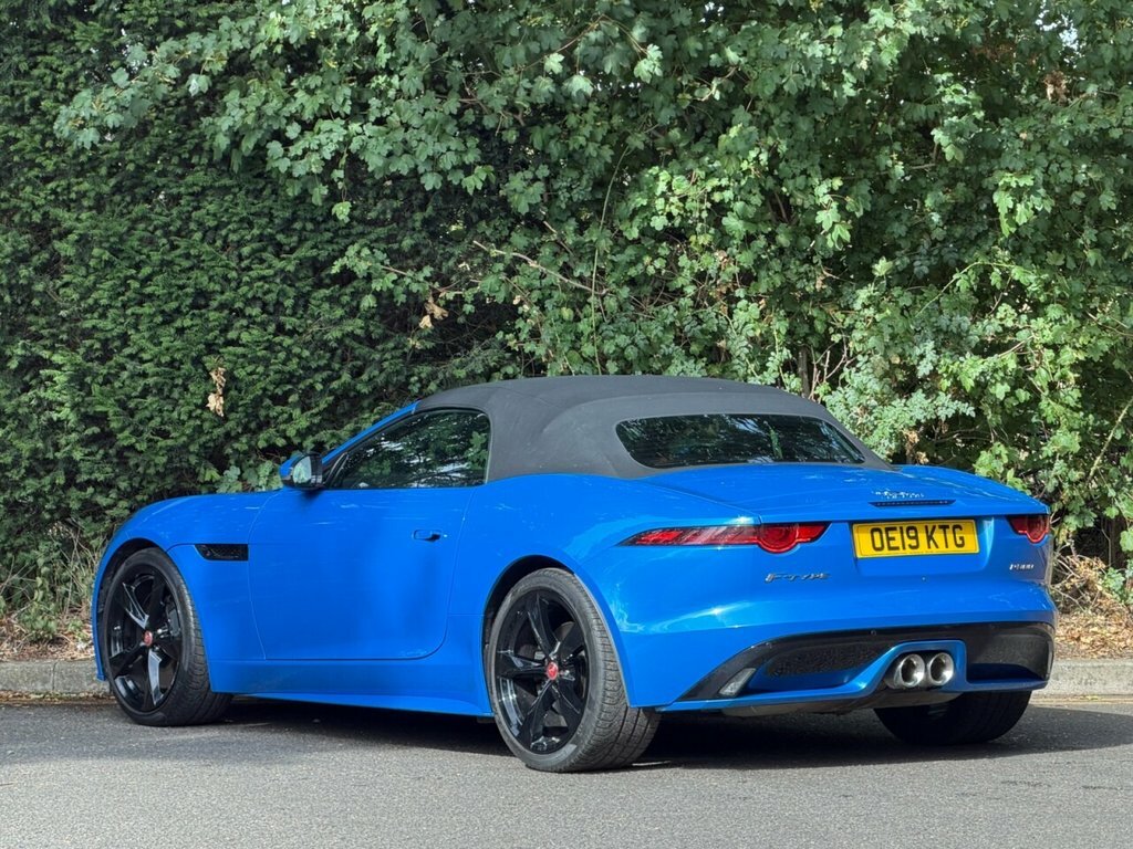 Jaguar F-Type Convertible Blue #5