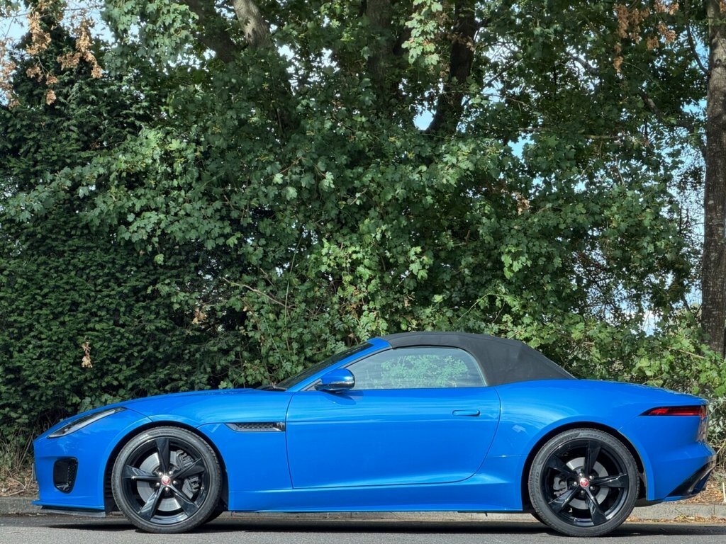Jaguar F-Type Convertible Blue #4