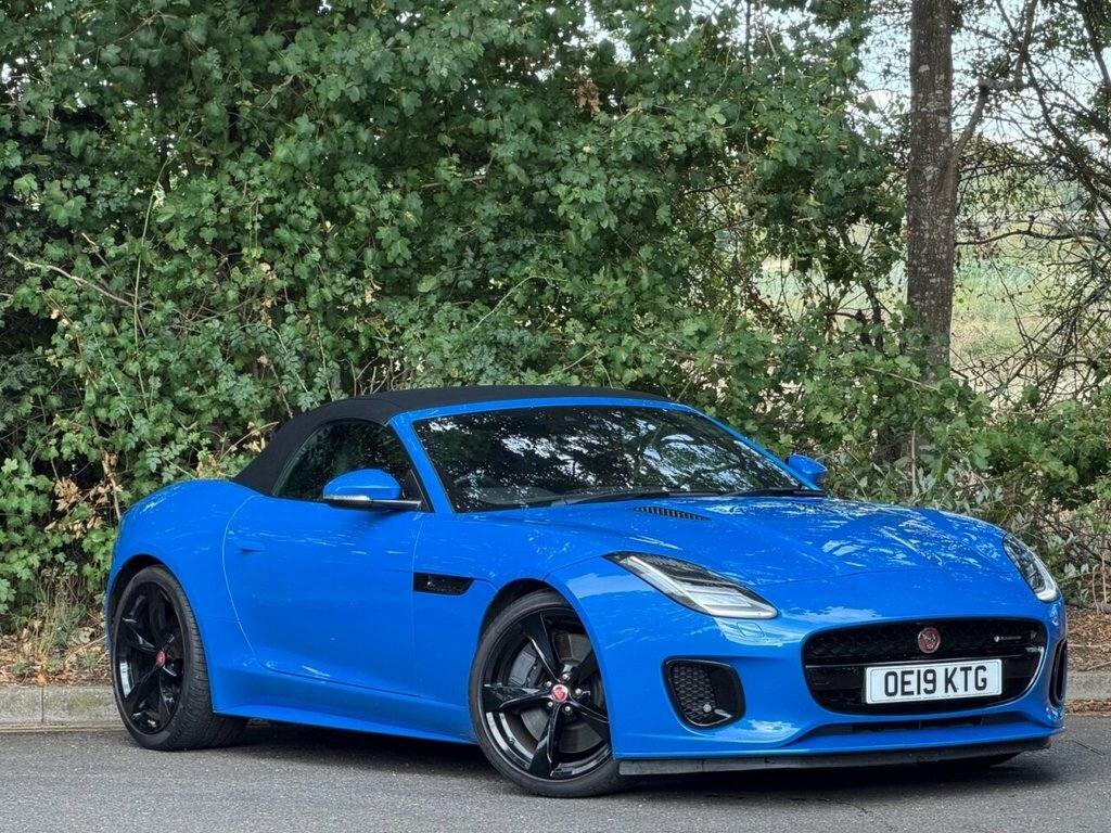 Jaguar F-Type Convertible Blue
