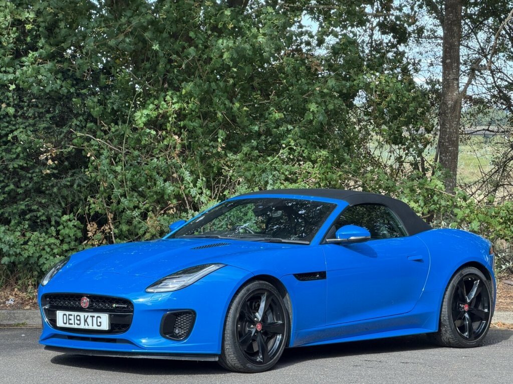 Jaguar F-Type Convertible Blue #3
