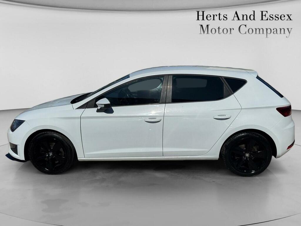 Seat Leon Hatchback 2.0 Tdi Cr Fr Dsg Euro 5 Ss 2015 White #5
