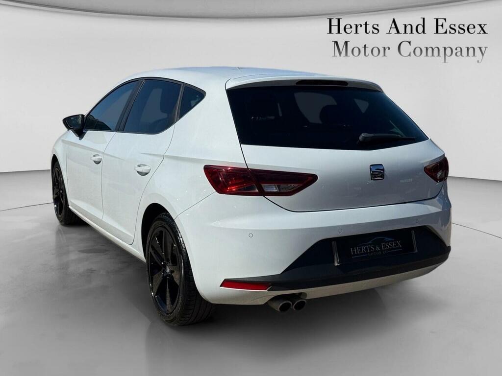 Seat Leon Hatchback 2.0 Tdi Cr Fr Dsg Euro 5 Ss 2015 White #4