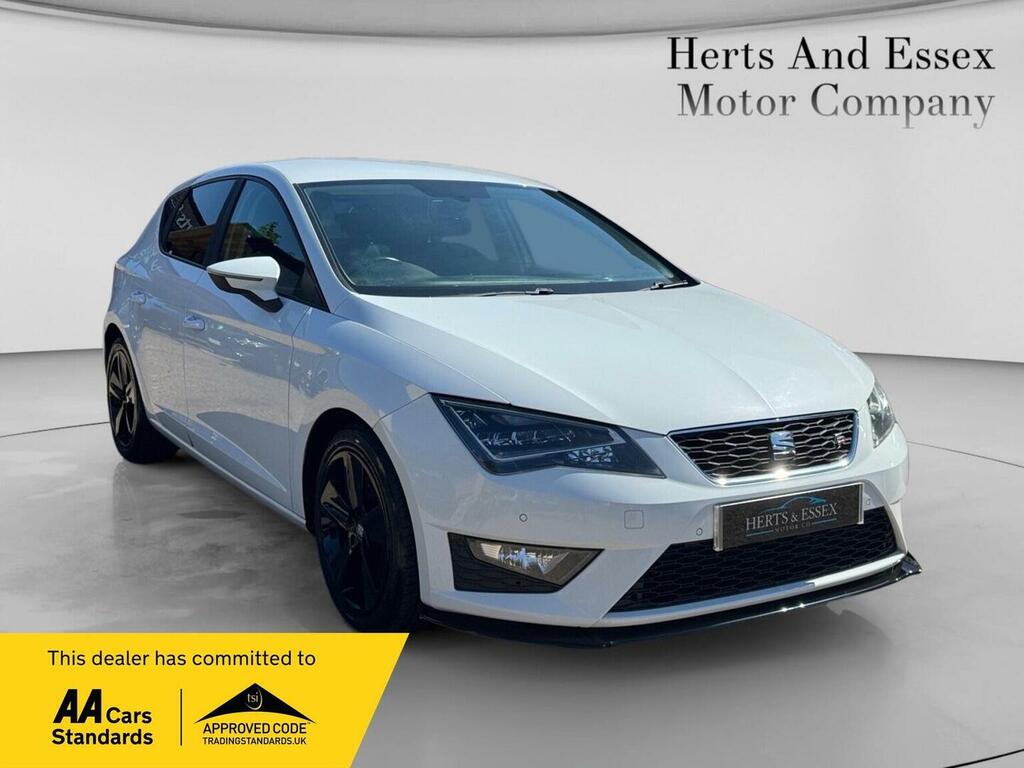 Seat Leon Hatchback 2.0 Tdi Cr Fr Dsg Euro 5 Ss 2015 White