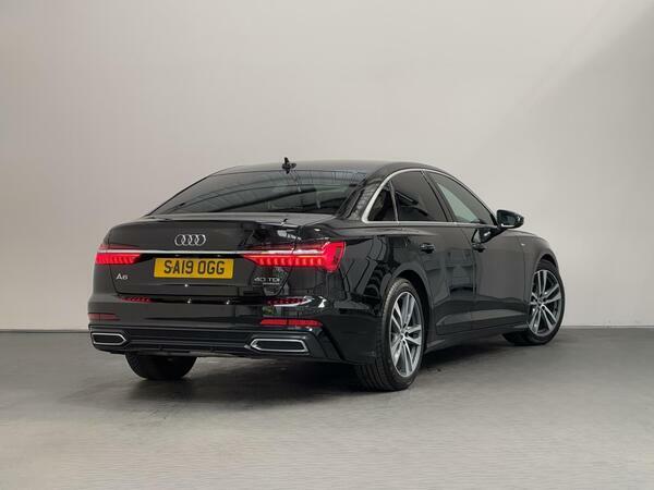 Audi A6 Saloon Saloon Black #13