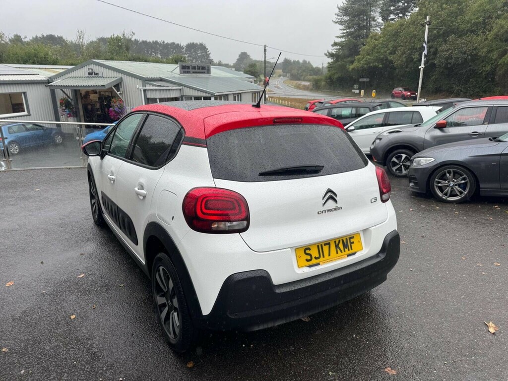 Citroen C3 Hatchback 1.2 Puretech Flair Euro 6 201717 SJ17KMF White #2