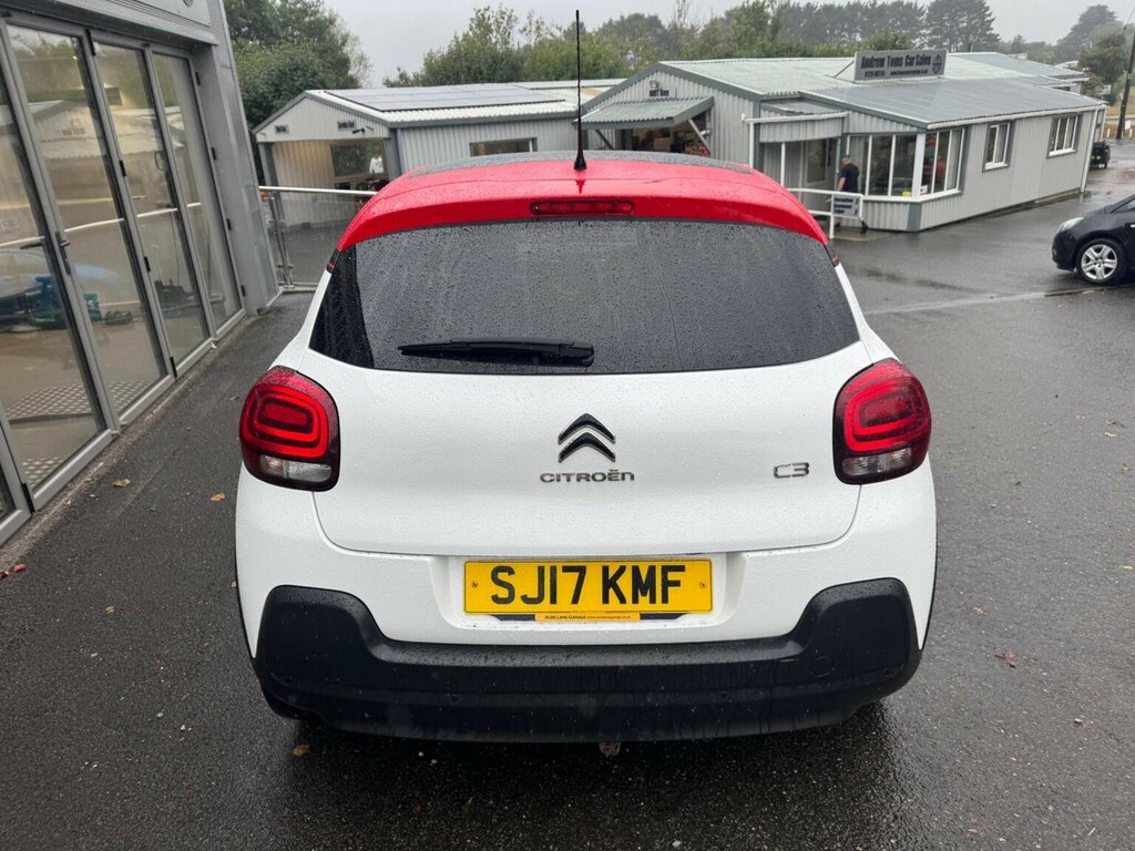 Citroen C3 Hatchback 1.2 Puretech Flair Euro 6 201717 SJ17KMF White #3
