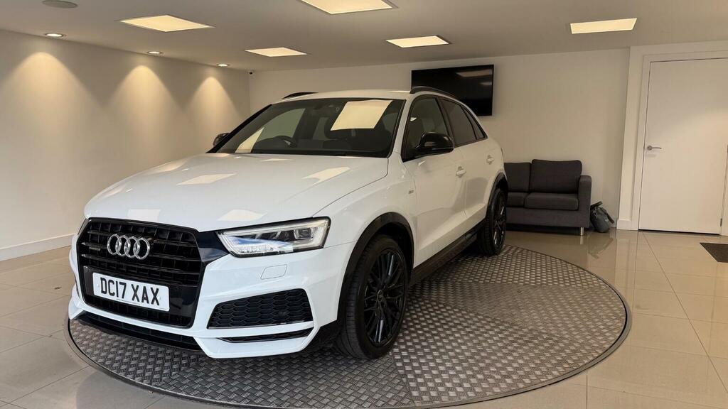 Audi Q3 2.0 Tdi Black Edition S Tronic Quattro Euro 6 Ss DC17XAX White #3