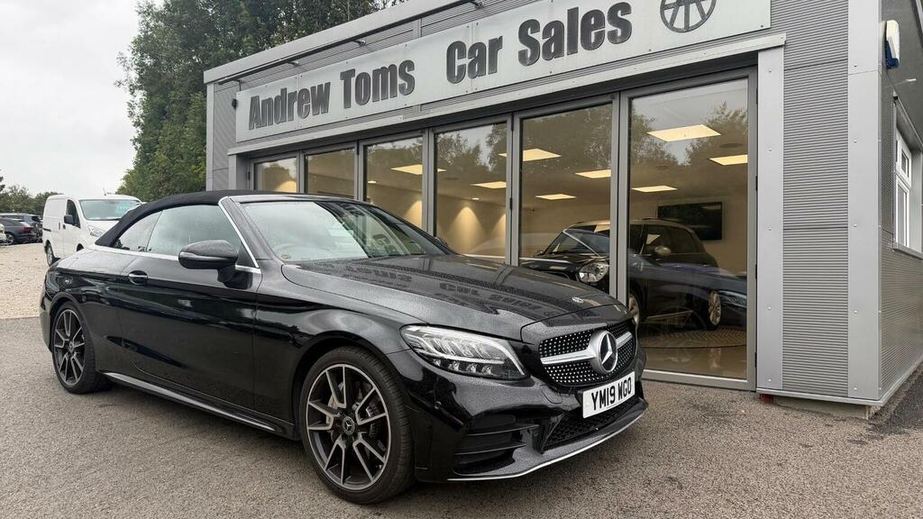 Mercedes-Benz C Class 2.0 C300 Amg Line Cabriolet G-tronic Euro 6 Ss Black