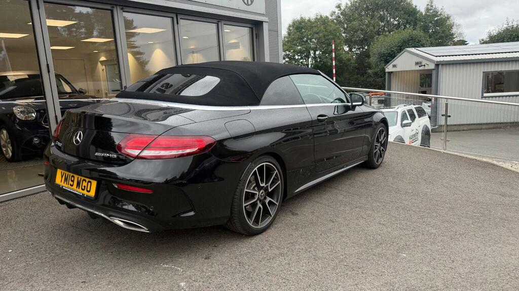Mercedes-Benz C Class 2.0 C300 Amg Line Cabriolet G-tronic Euro 6 Ss Black #5