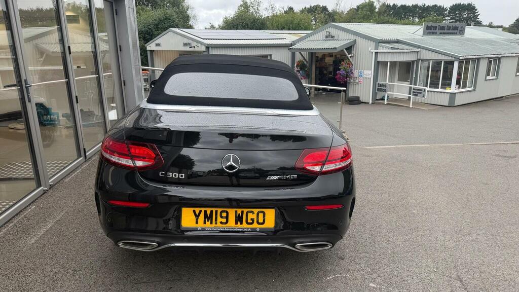 Mercedes-Benz C Class 2.0 C300 Amg Line Cabriolet G-tronic Euro 6 Ss Black #4
