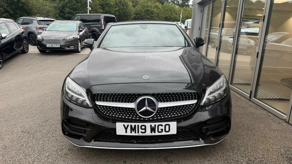 Mercedes-Benz C Class 2.0 C300 Amg Line Cabriolet G-tronic Euro 6 Ss Black #3