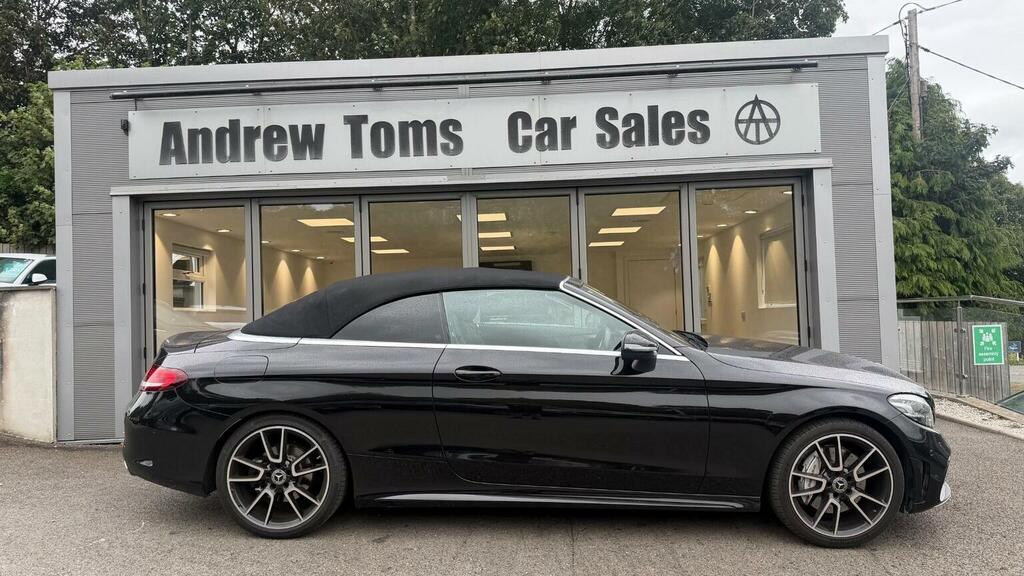 Mercedes-Benz C Class 2.0 C300 Amg Line Cabriolet G-tronic Euro 6 Ss Black #2