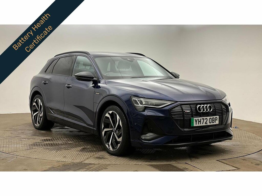 Audi E-tron Black Edition YH72OBP Blue