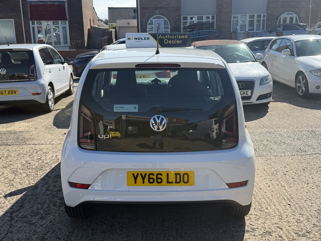 Volkswagen Up Petrol YY66LDO White #5