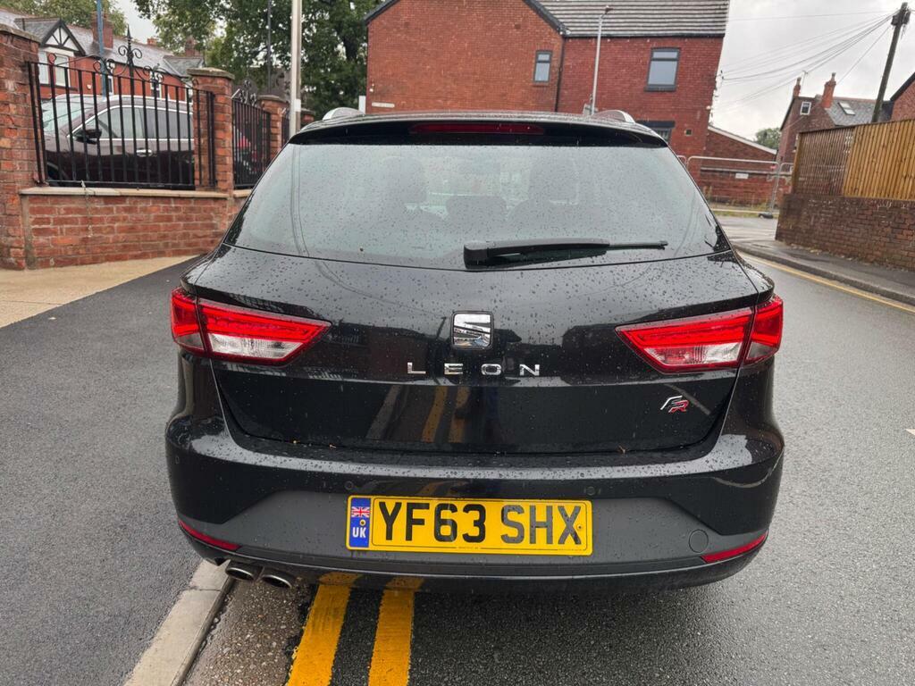 Seat Leon 2.0 Tdi Cr Fr Sport Tourer Euro 5 S S Black #6