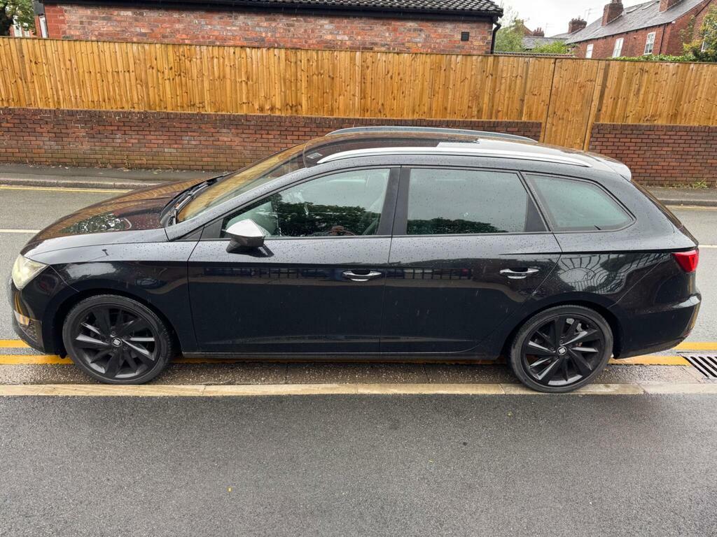 Seat Leon 2.0 Tdi Cr Fr Sport Tourer Euro 5 S S Black #4