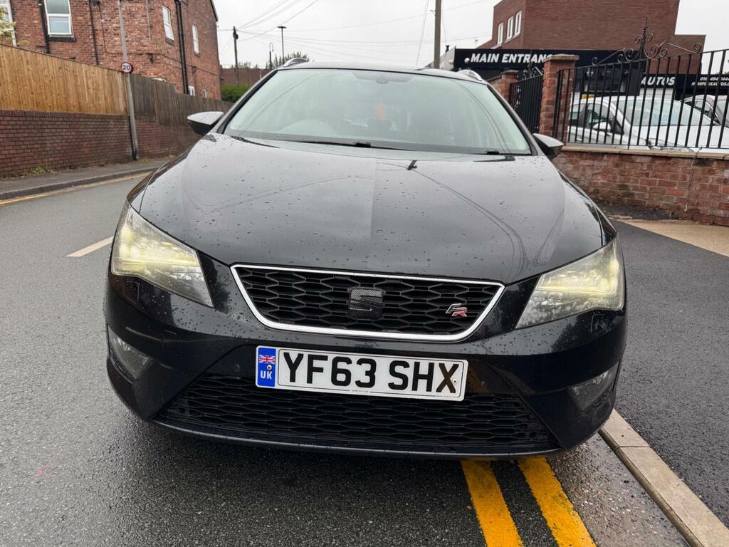 Seat Leon 2.0 Tdi Cr Fr Sport Tourer Euro 5 S S Black #3