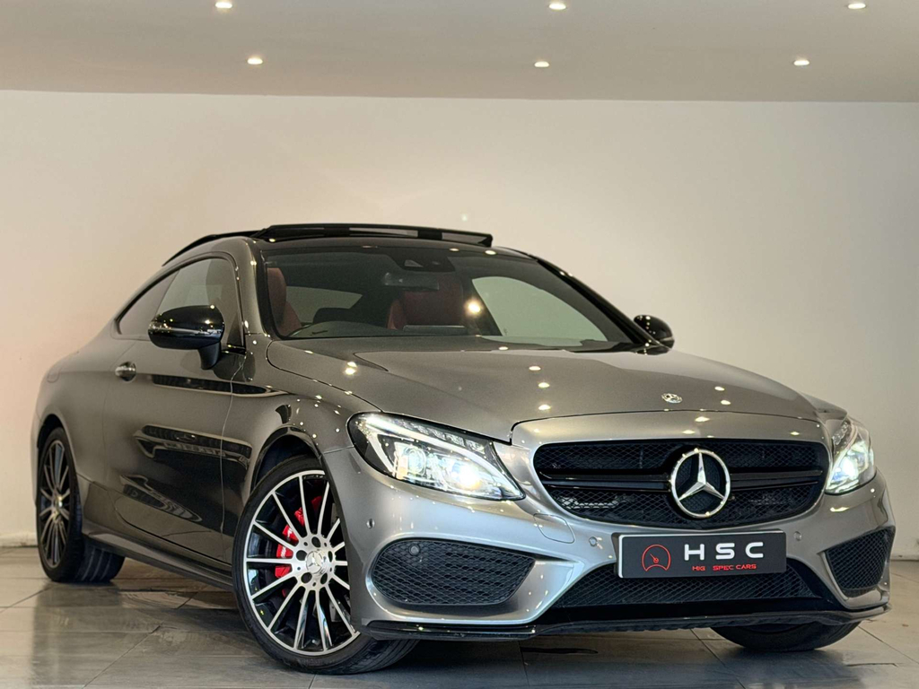 Mercedes-Benz C Class Amg Line Premium Plus Coupe G-tronic Eur Grey