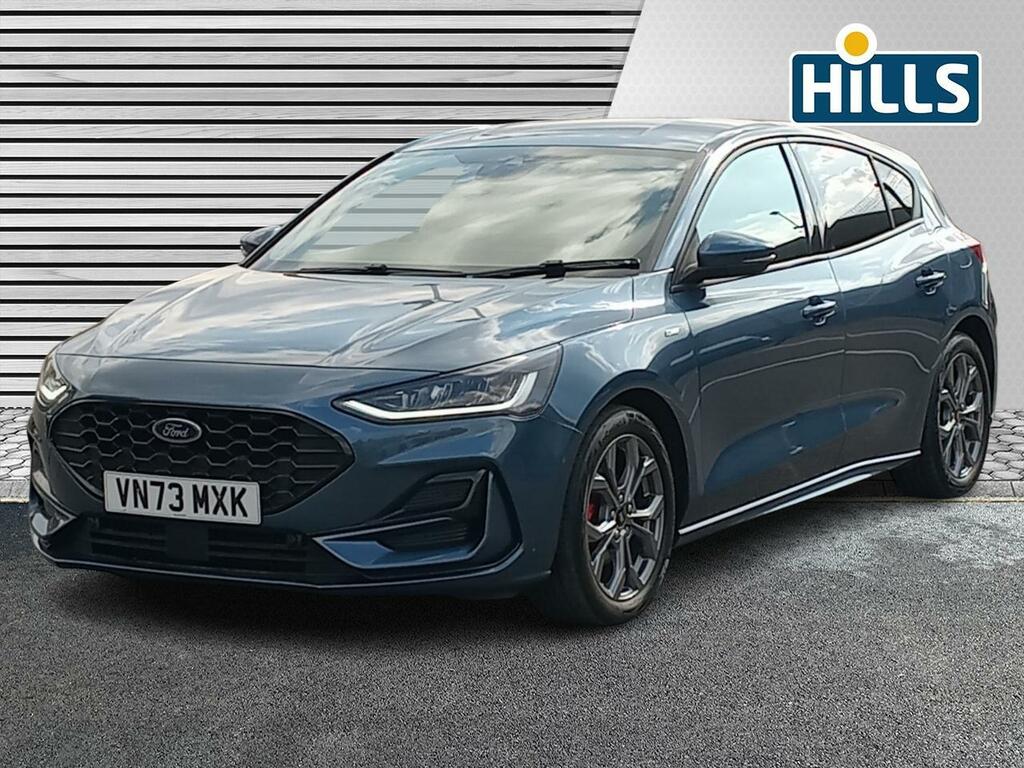 Ford Focus 1.0T Ecoboost Mhev St-line Hatchback Hy VN73MXK Blue #3