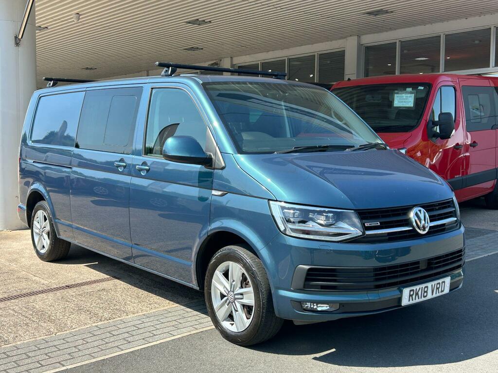 Volkswagen Transporter 2.0 Bitdi T32 Bluemotion Tech Highline Kombi 4Moti Green