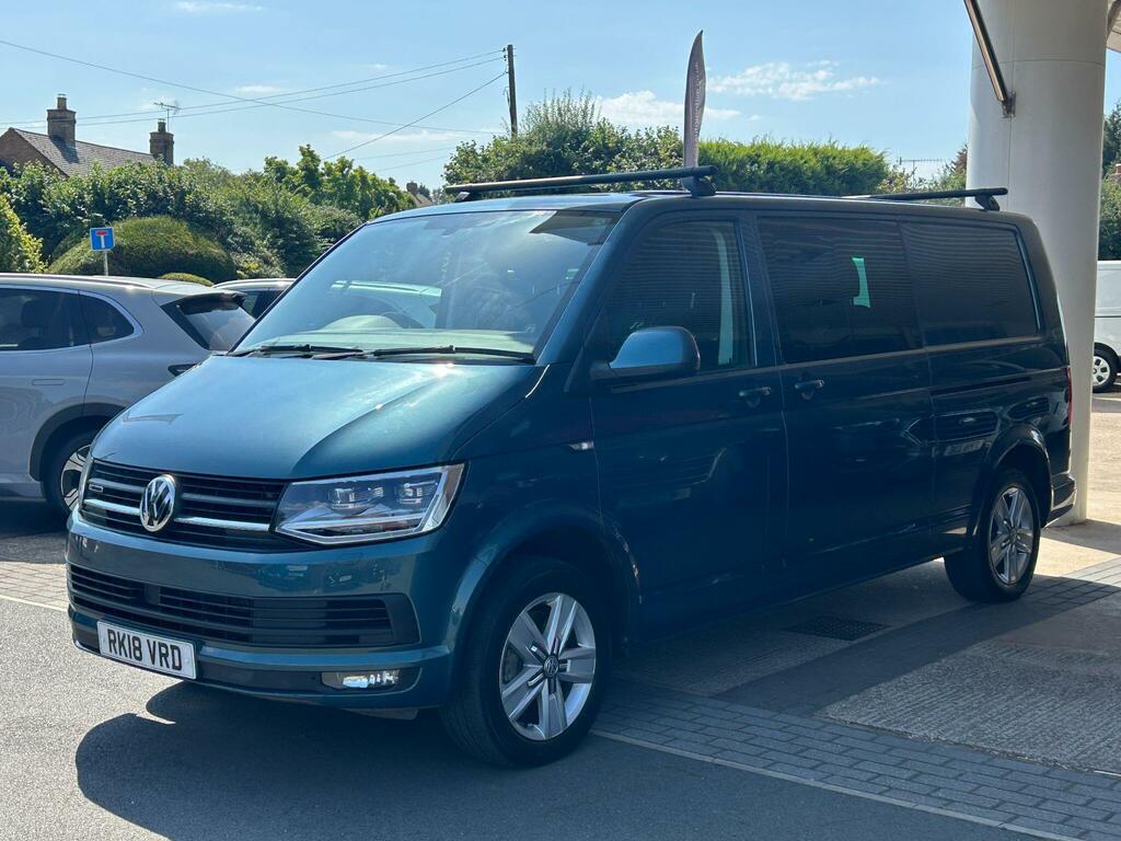 Volkswagen Transporter 2.0 Bitdi T32 Bluemotion Tech Highline Kombi 4Moti Green #3