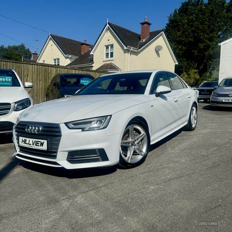Audi A4 2.0 Tdi Ultra 190 S Line White #6