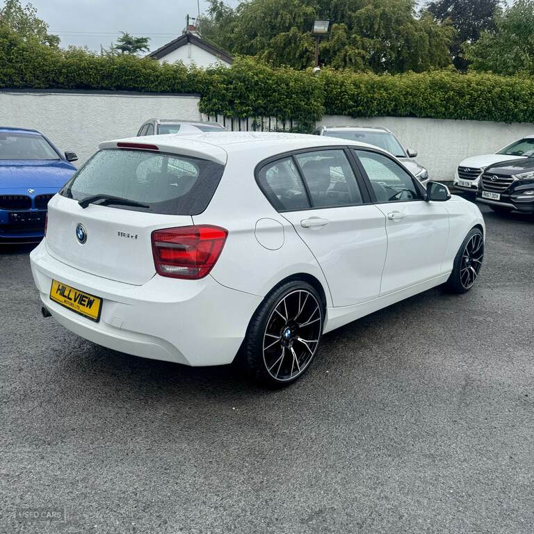 BMW 1 Series 116D Efficientdynamics SL14XOK White #2