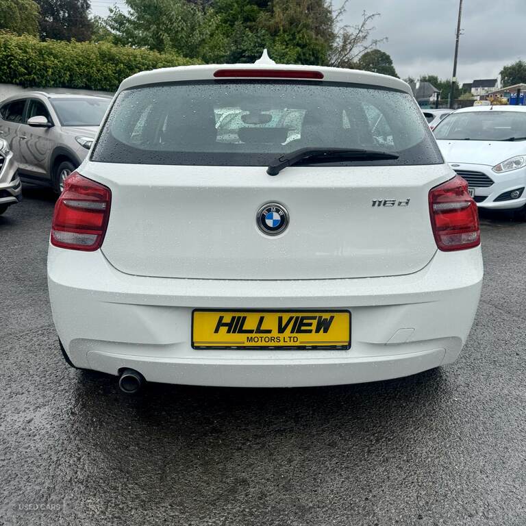 BMW 1 Series 116D Efficientdynamics SL14XOK White #4