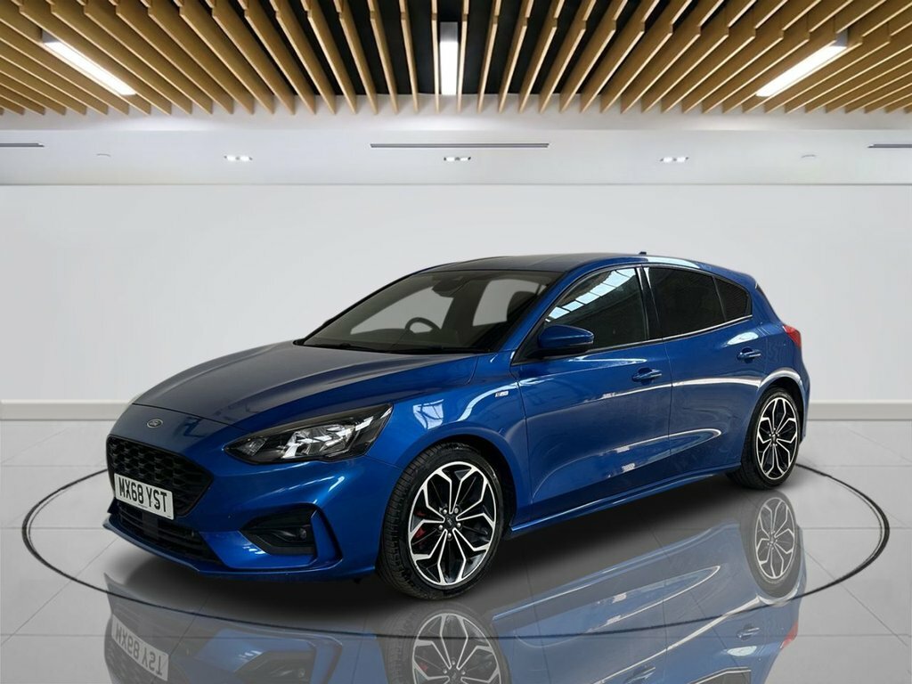 Ford Focus 1L St-line X MX68YST Blue #4