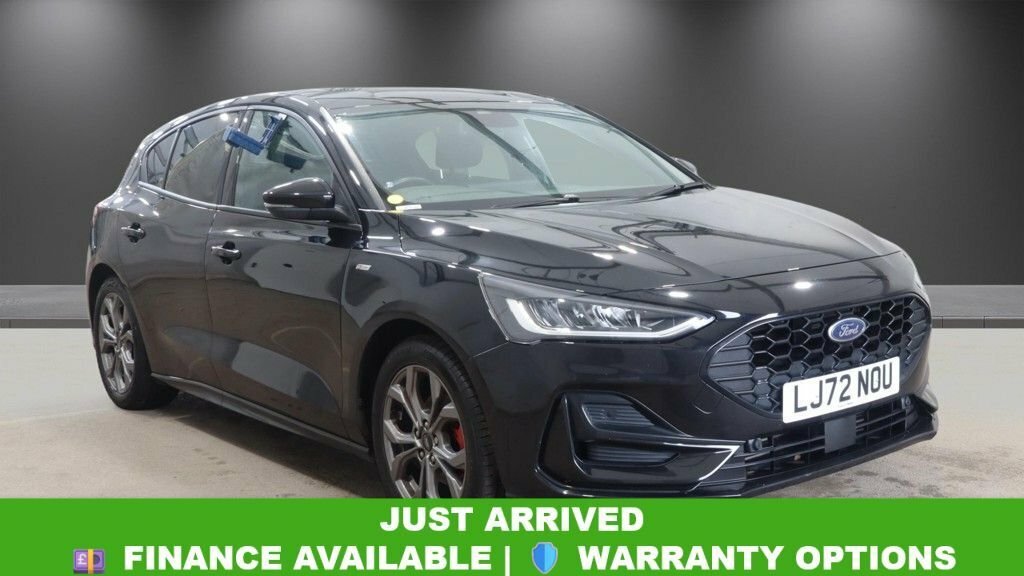 Ford Focus 1L St-line Edition LJ72NOU Black
