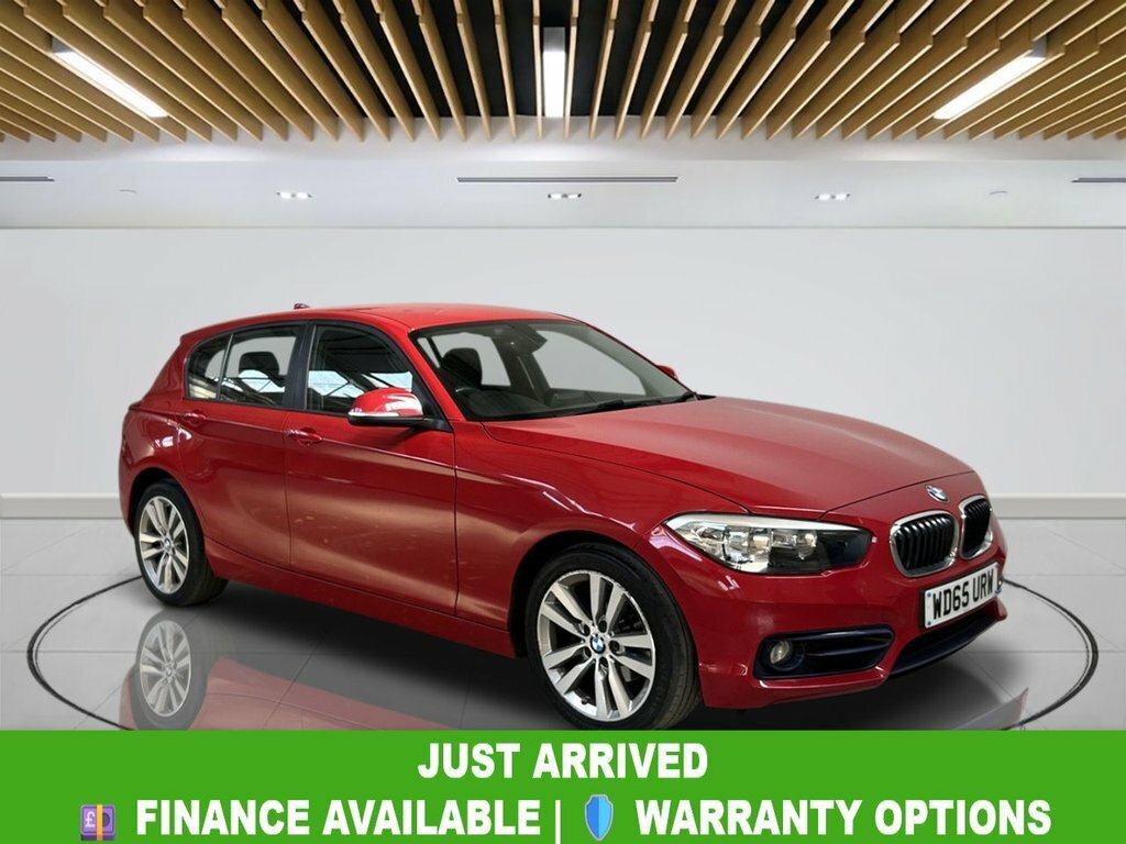 BMW 1 Series Hatchback WD65URW Red