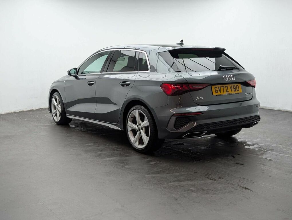 Audi A3 1.0 A3 Sportback 30 Tfsi S Line GV72VBO Grey #6