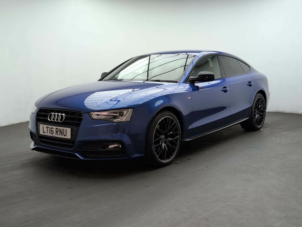 Audi A5 2.0 A5 Sportback Black Edition Tdi Blue #3