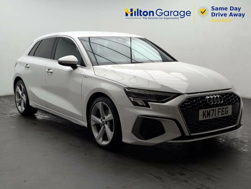 Audi A3 1.5 A3 Sportback 35 Tfsi Mhev S Line White
