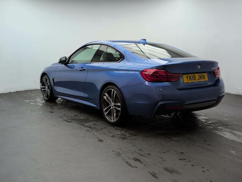 BMW 4 Series 2.0 420I M Sport YK18JKN Blue #6