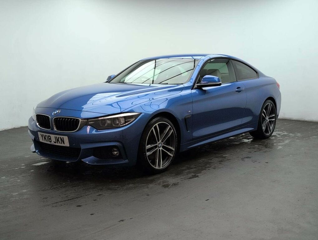 BMW 4 Series 2.0 420I M Sport YK18JKN Blue #4