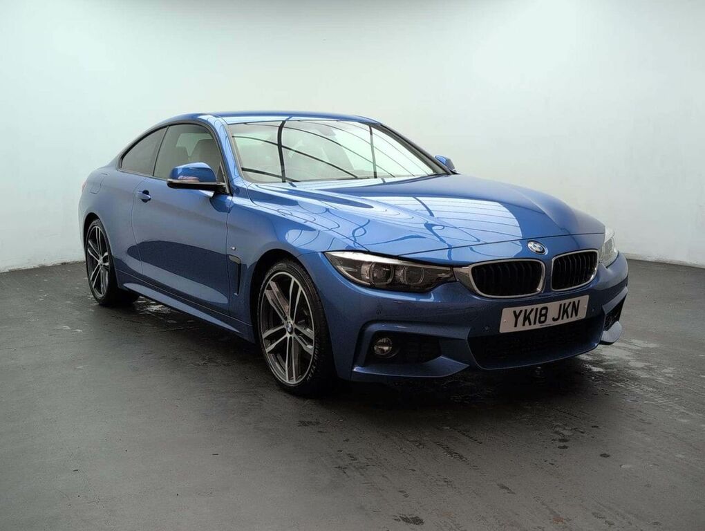 BMW 4 Series 2.0 420I M Sport YK18JKN Blue #2