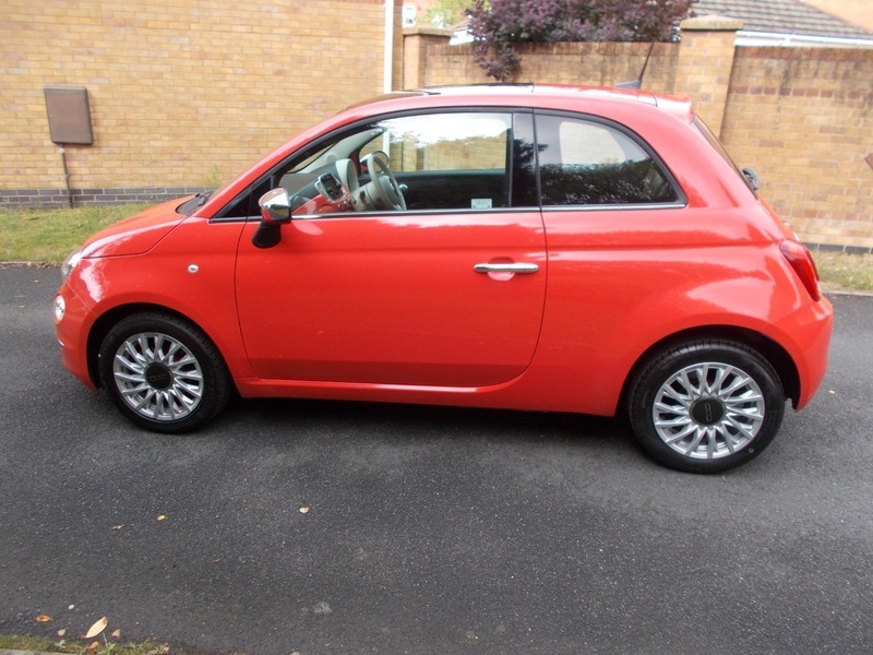 Fiat 500 1.2 Lounge Hatchback PL66LPU Pink #4