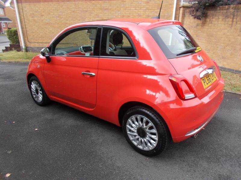 Fiat 500 1.2 Lounge Hatchback PL66LPU Pink #6