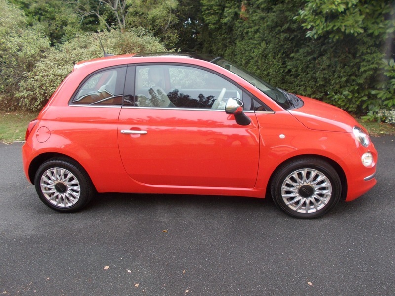 Fiat 500 1.2 Lounge Hatchback PL66LPU Pink #2
