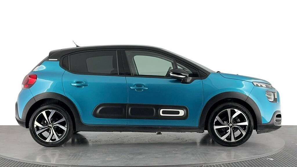 Citroen C3 1.2 Puretech Shine Plus Hatchback Eat6 KW23GVC Blue #3
