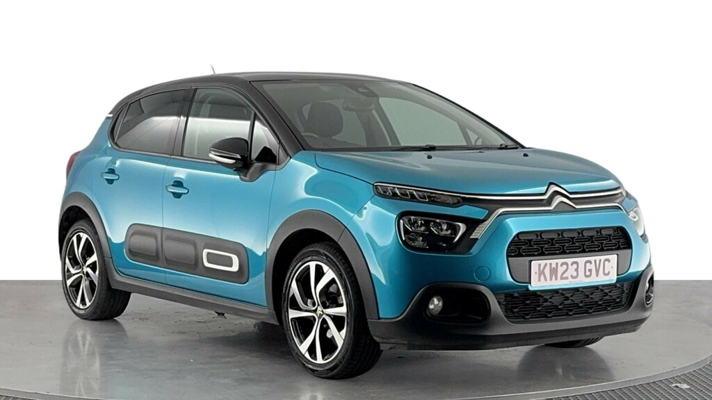Citroen C3 1.2 Puretech Shine Plus Hatchback Eat6 KW23GVC Blue #2