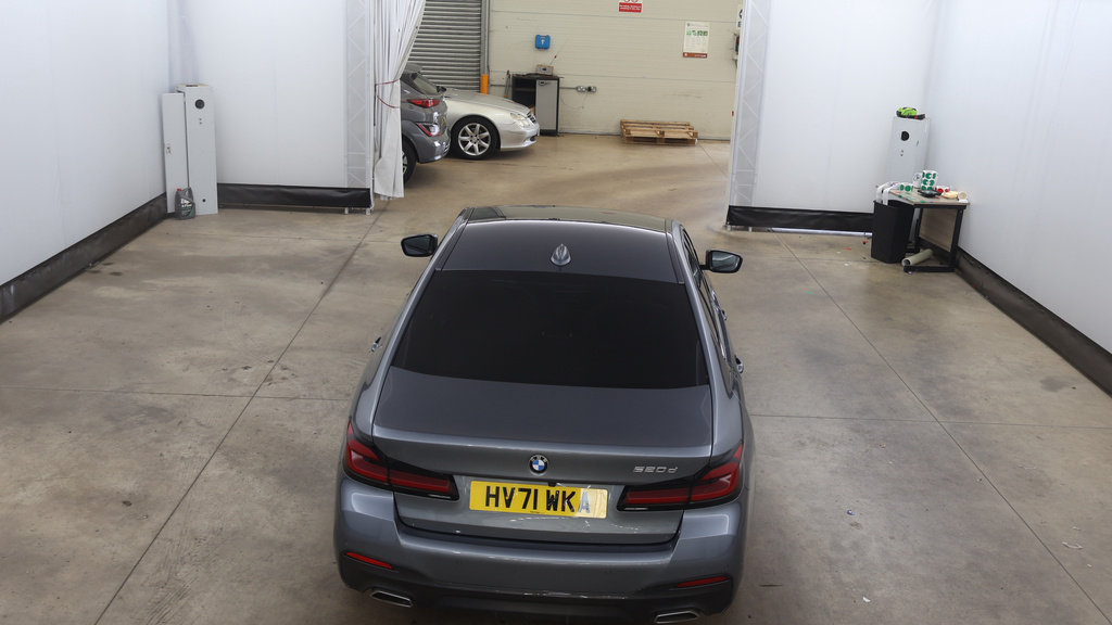BMW 5 Series 2.0 520D Mht M Sport Saloon Hybrid Step Blue