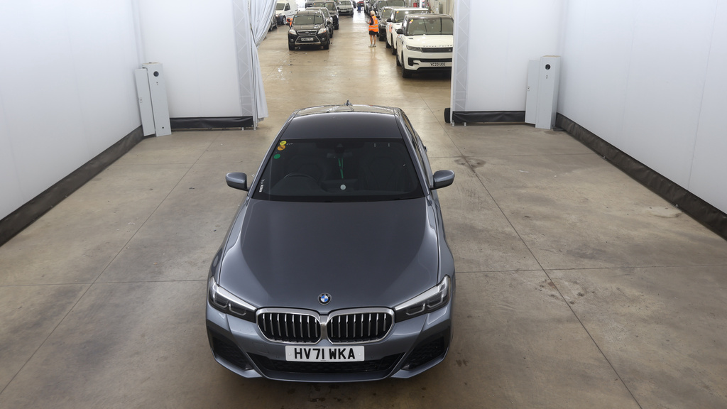 BMW 5 Series 2.0 520D Mht M Sport Saloon Hybrid Step Blue #2