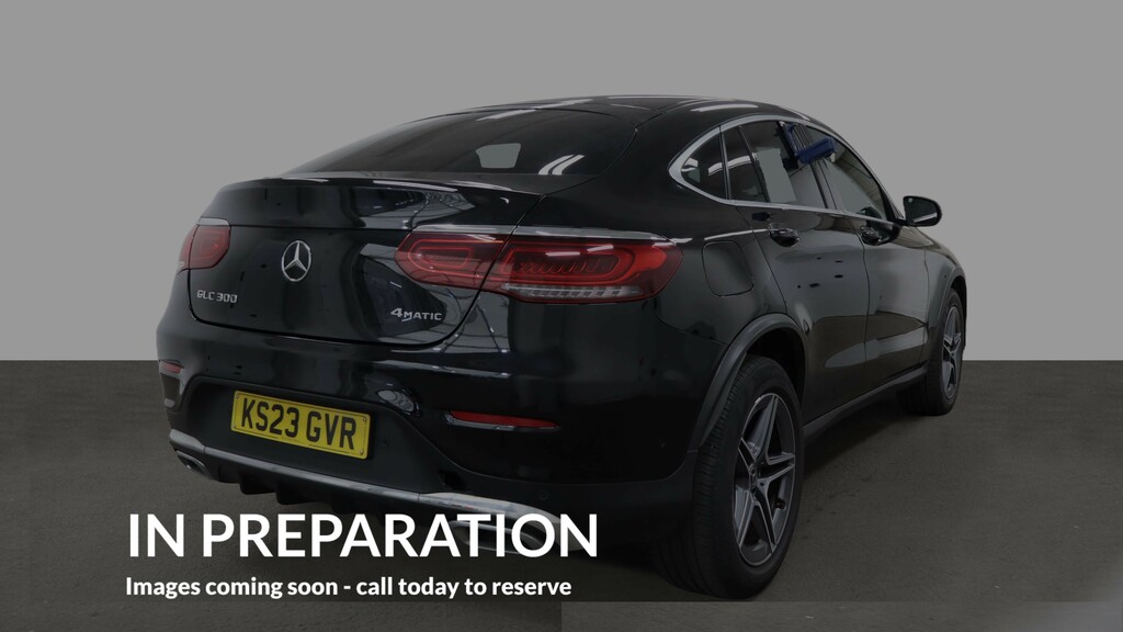 Mercedes-Benz GLC Class 2.0 Glc300h Mhev Amg Line Coupe Hybrid Black
