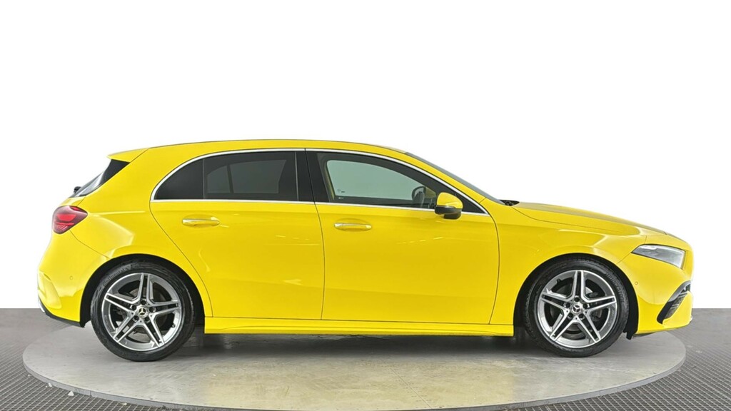 Mercedes-Benz A Class 1.3 A200h Mhev Amg Line Executive Hatchback KJ23XZP Yellow #3