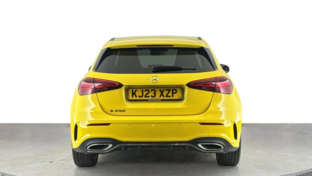 Mercedes-Benz A Class 1.3 A200h Mhev Amg Line Executive Hatchback KJ23XZP Yellow #5