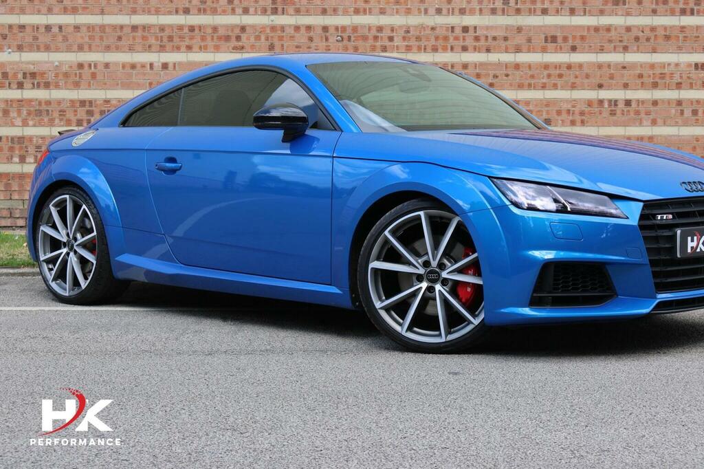 Audi TTS Coupe 2.0 Tfsi Black Edition S Tronic Quattro Euro YW67EFU Blue #4
