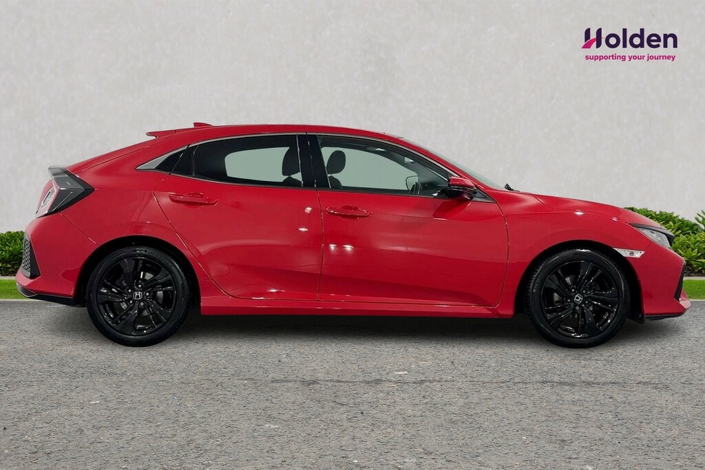 Honda Civic Ex Red #5