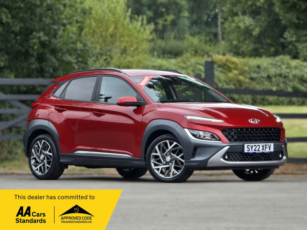 Hyundai Kona 1.6 H-gdi Premium Suv Hybrid Dct Euro 6 Red